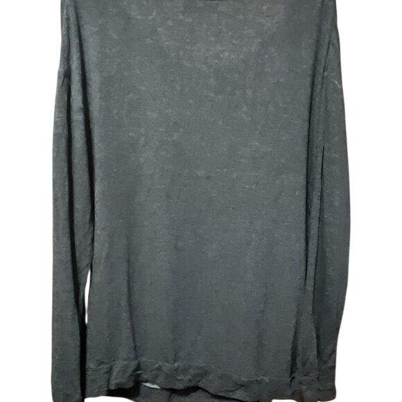 Grey Lightweight Sweater with White Cross - Size S - Picture 3 of 3